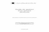Guide de gestion - Centre d'action bénévole du grand Châteauguay · 2019-03-17 · Saint-Lambert, Québec, J4P 2H2 Téléphone : 450 465-6130 Télécopieur : 450 465-5638 Courriel
