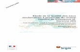 Etude de la qualité des eaux souterraines à proximité du champ …infoterre.brgm.fr/rapports/RP-56013-FR.pdf · 2008-02-25 · Etude de la qualité des eaux souterraines à proximité