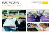 INITIATIVE SOLIDARITÉ COVID-19 · 2020-06-17 · initiative solidaritÉ covid-19 agir pour que chacun trouve sa place dans la citÉ