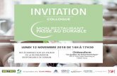 INVITATION - CGAD · en association avec invitation colloque lundi 12 novembre 2018 de 14h À 17h30 des Échanges sur les enjeux de la restauration responsable de demain