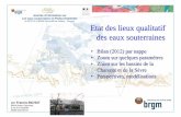 le 08/10/13 à l’ENSIP Université de Poitiers - …sigespoc.brgm.fr/IMG/pdf/brgm_081013_bilan_qualite.pdf2 Points sont à faciès chloruré sodique : 80 et 86 (littoral) -Eaux relativement