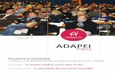 ADAPEI Infos¯33.p… · Infos. Numéro Spécial Mars 2017. Le colloque sur le . secteur médico-social dans 10 ans est issu d’une journée de réflexion des cadres de l’Adapei