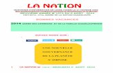 LA NATION - Convention Pour Une Guadeloupe Nouvelle 1072.pdf · La république et la zone euro seraient au bord de la déflation. Voilà ce que clament les plus hautes instances du