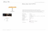 Bon Jour Versailles - M3 Lichtdesign · Bon Jour Versailles Small by Philippe Starck , 2017 Table lamp providing diffuse light. Injection molded polymethylmethacrylate clear transparent