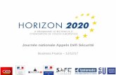Business France 12/12/17 - Education.gouv.frcache.media.education.gouv.fr/file/Mediatheque/14/4/1_Frederic_Lau… · Horizon 2020: un programme devenu majeur au niveau national pour