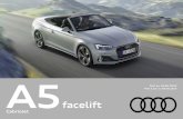 A5 · 2020-06-19 · Conditions Générales de Vente disponibles dans le réseau Audi Service ou sur Extension de garantie A5 Cabriolet 1 an supplémentaire (2 + 1) 2 ans supplémentaires