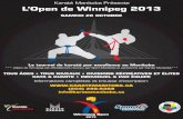 SAMEDI 26 OCTOBRE - Karate Manitoba · Article 3 - Organization of Kumite and Kata Competitions 3.1 Competition divisions, draws and elimination systems (eg: single, double, repechage)