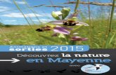 Découvrez la nature en Mayenne - biolovision.netfiles.biolovision.net/...4 4| Guide des sorties & animations 2015 - Mayenne Nature Environnement Orchidées 2015/2016 : deux années