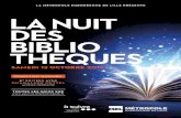 LA M¡TROPOLE EUROP¡ENNE DE LILLE PR¡SENTE11h : Inauguration de la nouvelle médiathèque en présence de Guadalupe Nettel, marraine de la Nuit des Bibliothèques dans le cadre de