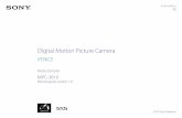 Digital Motion Picture Camera - Afcinema · 0003 1. Présentation Caractéristiques Nouveau capteur d’image CMOS plein format 36×24 mm Permet de capturer des images à des résolutions