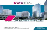 TAXE D’APPRENTISSAGE 2020 · PDF file Dans le cadre de la réforme sur la formation, EDC Paris Business School est habilitée à percevoir le solde de la taxe d’apprentissage de
