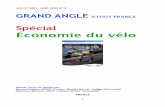 N° 6 GRAND ANGLE ATOUT FRANCE - Vélo et Logement · 2020-06-12 · Première étape pour le développement du vélo mobilité Santé Marché du cycle Développement de l’économie