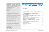 Organisations & territoires (2011) 2 Volume 20, n 20-1.pdf · Organisations & territoires (2011) 1 Volume 20, n o1 La revue Organisation & territoires, publiée par le Département