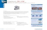 Capteurs TR / iTR Capteurs TR / iTR - Socomec 2018-10-01آ  â€¢ Capteurs أ  plage de fonctionnement أ©tendue.
