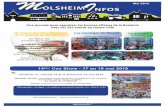 M OLSHEIMINFOS Décembre 2017 Mai 2019 · 2019-04-24 · implanté sur les communes de Molsheim et de Dorlisheim. L’enquête, d’une durée de 36 jours se déroulera du lundi 29