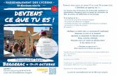 Pendant trois jours du samedi 17 au lundi 19 octobre 2020 ... · Les lycéens des 10 diocèses de la Nouvelle Aquitaine se rassemblent à Bergerac pour un temps de rencontre, de fête,