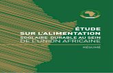 ÉTUDE SUR L’ALIMENTATION SCOLAIRE DURABLE AU SEIN DE L ... · Moussa Faki Mahamat Commissaire aux ressources humaines, à la science et à la technologie de l’Union africaine