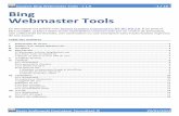Support Bing Webmaster Tools - Clic-formation · 2016-11-02 · 1.Modules et extensions Drupal et WordPress ..... 9 2.Exemple de fichier robots.txt ... Bing Webmaster Tools, SEO,