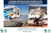 LA BANQUE AFRICAINE DE DEVELOPPEMENT ET SES INSTRUMENTS DE ... · PDF file KS 1.2 Construction de port fluvial et maritime KS 1.3 Systèmes d’Aéroports KS 1.4 Construction des chemins