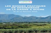LES BONNES PRATIQUES DE DESHERBAGE DE LA CANNE A SUCRE · a canne à sucre, première filière agro-industrielle de l’île de La Réunion, occupe une place économique, sociétale