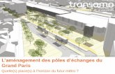 Transamo - Colloque CPDT 2017 · 2019-01-07 · Nouveau Grand Paris Février 2016 : création par la SGP de l’Unitéespaces publics et intermodalité, rattachée au directoire,