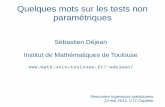 Sébastien Déjean Institut de Mathématiques de Toulouse inge_stat...On considère le même problème que précédemment et on applique un test de Student pour comparer la moyenne
