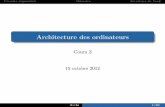 Architecture des ordinateurs - pivoteau/ARCHI/COURS/archi_ آ  2013-01-28آ  Architecture des