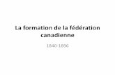 La formation de la fédération canadienneConférence de Londres • Décembre 1866 • À partir des 72 résolutions adoptées à la Conférence de Québec en 1864, on dépose un