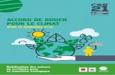 ACCORD DE ROUEN POUR LE CLIMAT · Il est également possible de consulter les engagements sur le site : En 2015, l’Accord de Paris pour le Climat concluant la 21e COP (« Conference