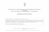 Guide du Registre foncier - Vaud · 2018-05-03 · Guide de consultation du Registre foncier vaudois JG/jg/mai 2018. Consultation des documents du Registre foncier aux Archives cantonales