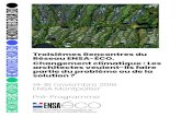 Troisièmes Rencontres du Réseau ENSA-ÉCO. Changement … · 2019-10-21 · 2 I ENSA-ÉCO I Programme | Rencontres 2019 à Montpellier CHANGEMENT CLIMATIQUE : LES ARCHITECTES VEULENT-ILS