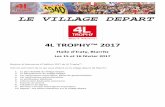 LE VILLAGE DEPART - - Désertourstransfert.desertours.fr/.../dossier-village-depart-4L-Trophy-2017.pdf · 4L TROPHY™ 2017 Halle d’Iraty, Biarritz Les 15 et 16 février 2017 Bonjour