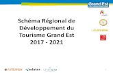 Schéma Régional de Développement du Tourisme Grand Est · 2017-07-07 · 3 Les enjeux du SRDT Nouvelle Région, nouveaux enjeux, nouvelles politiques. Un seul schéma régional,
