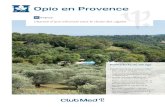 Opio en Provence - Club Med · Opio en Provence Points forts du Village : • Choisir entre le coeur de Village animé et le calme de l’oliveraie • Perfectionner votre service