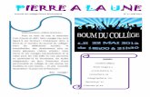 Journal du collège Pierre Brossolette N° 5 : mai 2012brionne-col.spip.ac-rouen.fr/IMG/pdf/PIERRE__A_LA__UNE__5.pdf · Journal du collège Pierre Brossolette N° 5 : mai 2012 Chers