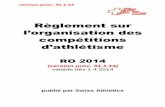 Règlement sur - Swisswalking.org · 1.2 Licence 6 1.2.1 Règlementation pour les catégories U14, U12 et U10 7 1.2.2 Règlementation Championnats suisses hors stade 7 1.3 Swiss Athletics