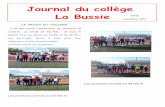 Journal du collège La Bussie · Journal du collège La Bussie N°18 novembre 2017. LE CLUB LECTURE EST REVENU : Le club lecture a ouvert ses portes le jeudi 05 octobre , au programme