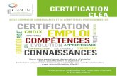 PROJET CHOIX EMPLOI orientation CléA 07102019.pdfValorisez vos connaissances et compétences professionnelles avec la certification CléA ! ILE-DE-FRANCE COMPÉTENCES APTITUDES SENS