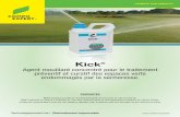 Kick - COMPO EXPERT€¦ · PROPRIÉTÉS Kick® permet d’accroître le caractère hydrophile de tous types de sols et substrats. Kick® augmente la capacité d’infiltration de