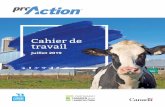 Cahier de travail - Dairy Farmers of Ontario · 2019-09-05 · Introduction Les grandes lignes de proAction® Les producteurs de lait du Canada sont des chefs de file reconnus à