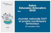 Salon Educatec-Educatice 2019...développement des ressources, des contenus et des services numériques pour répondre aux besoins de la communauté éducative Crée les conditions