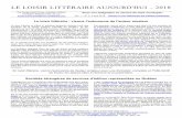 2018 - Fondation littéraire Fleur de Lys · 2018-05-26 · Le loisir littéraire aujourd'hui, Vol. 1 – No 3, 5 avril 2018, page 1 de 17 CC BY-NC-ND 4.0 2018 : Attribution - Pas
