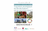 BIENVENUE - Territoires, environnement · 2019-12-12 · Feuille de route nationale pour l’Agenda 2030 : adoptée par la France en septembre 2019 Structurée en 6 enjeux ENJEU 1