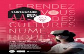 SNDIGITALWEEK€¦ · 20 MERCREDI Saint-Nazaire Digital Week 2017 6 21 Portes Ouvertes des cours de musique assistée par ordinateur • 14h - 17h 28 La Fabrique des Archives •