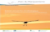 Parc du Marquenterre · 2018-08-29 · Parc du Marquenterre Saison 2016-2017 | Numéro 2 (nouvelle série) Bulletin annuel Parc Ornithologique Partie terrestre de la Réserve naturelle