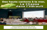 Des hauts cantons à la mer, La Chasse dans l’Héraultfdc34.com/Download/Bulletin/N115.pdf · 2020-05-05 · Le Magazine TriMesTrieL de La FédéraTion déparTeMenTaLe des Chasseurs