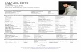 SAMUËL CÔTÉ - Agence de Launière · Sur-Vie Mathieu Yves-Christian Fournier Aetios 2016 Le Contrat II, III Gérald Ratté et Frank Rivard - Anémone Film 2013, 2016 Les 400 coups
