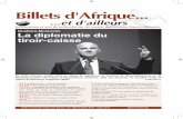 Billetsd'Afrique - Survie · 2017-10-17 · Du Valls dans un bas de soie Selon notre gouvernement, la France de 2025 n'a rien à craindre de son parc de cinquante-huit réacteurs