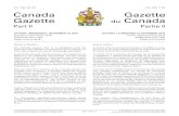 23 Canada Gazette du Canadagazette.gc.ca/rp-pr/p2/2016/2016-11-16/pdf/g2-15023.pdf · 2016-11-16 oCanada Gazette Part II, Vol. 150, No. 23 Gazette du Canada Partie II, vol. 150, n