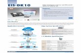 EIS-DK10 - advdownload.advantech.com · EIS-DK10 is a starter kit for jumpstarting IoT applications. It offers a complete solution for IoT data collection and intelligence creation
